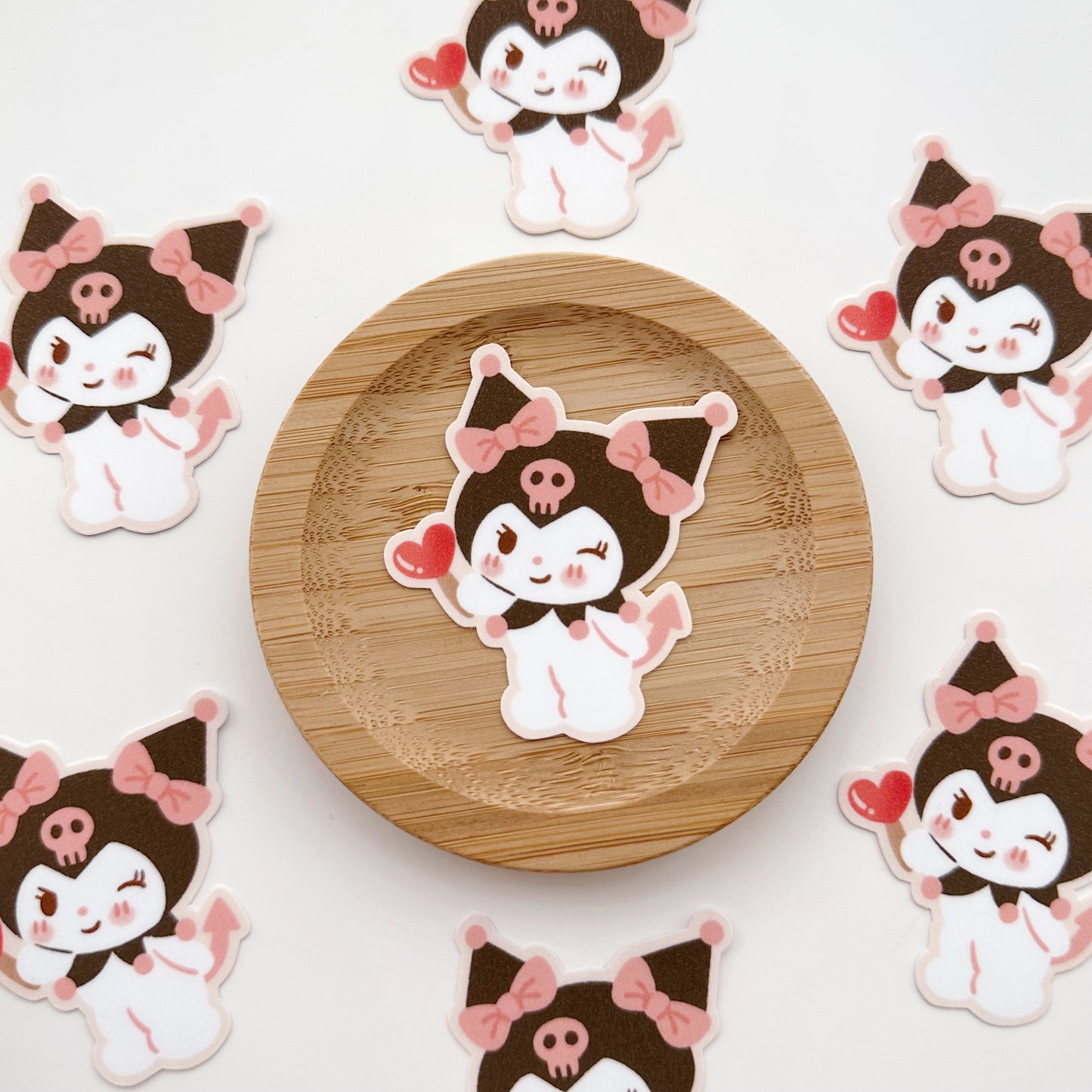 kuromi sticker flake