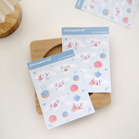 cinnamoroll sticker sheet