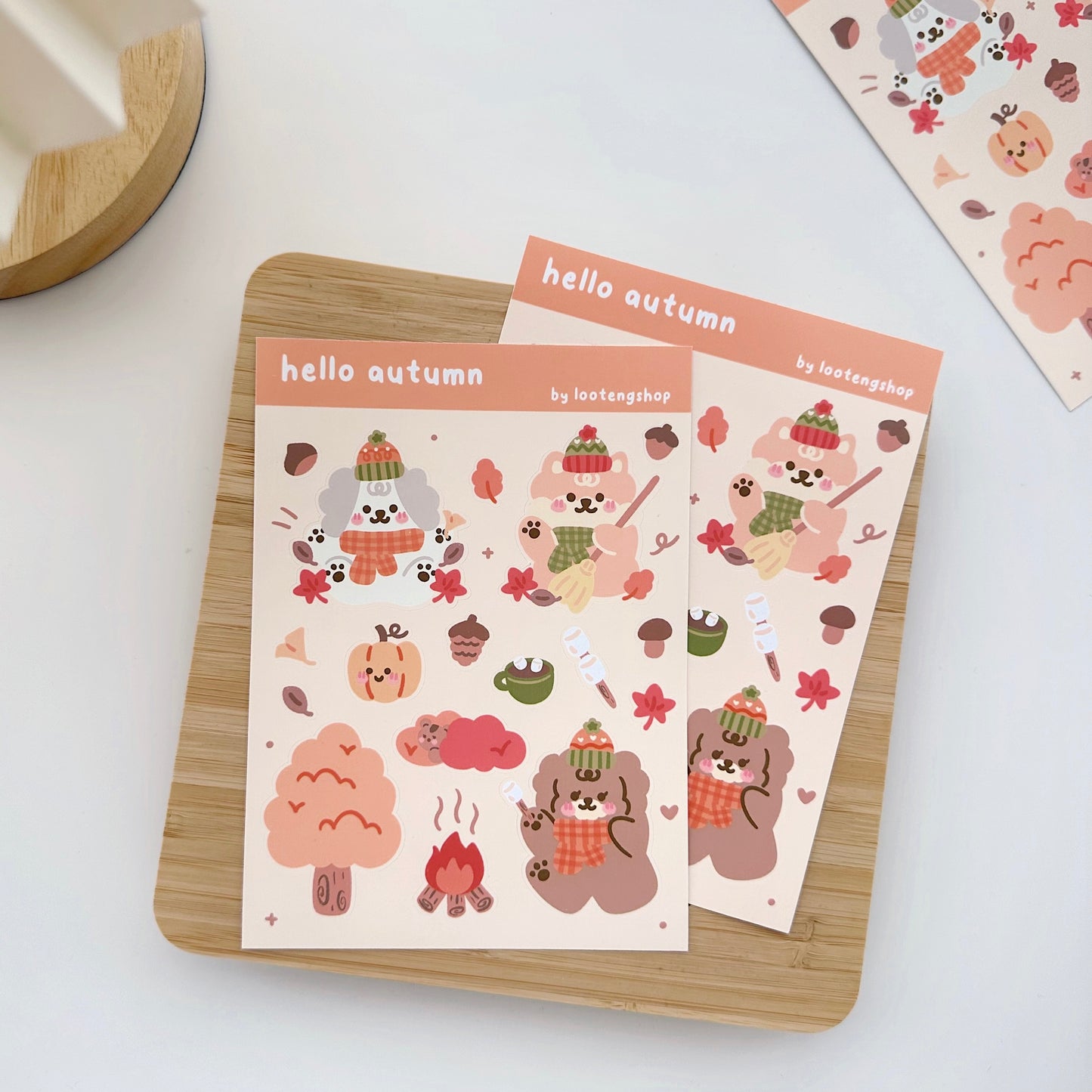 🍂 hello autumn sticker sheet