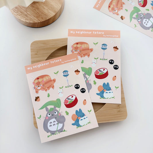  my neighbour totoro sticker sheet